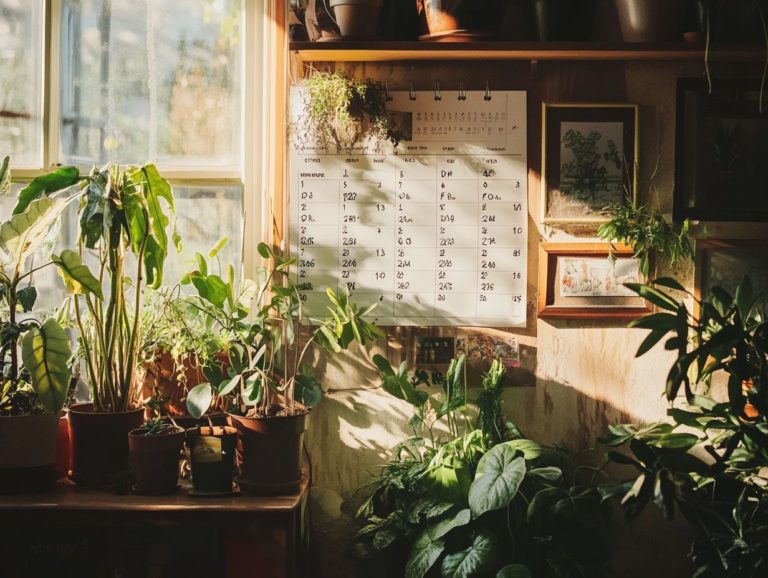 How to Create an Indoor Plant Care Schedule?