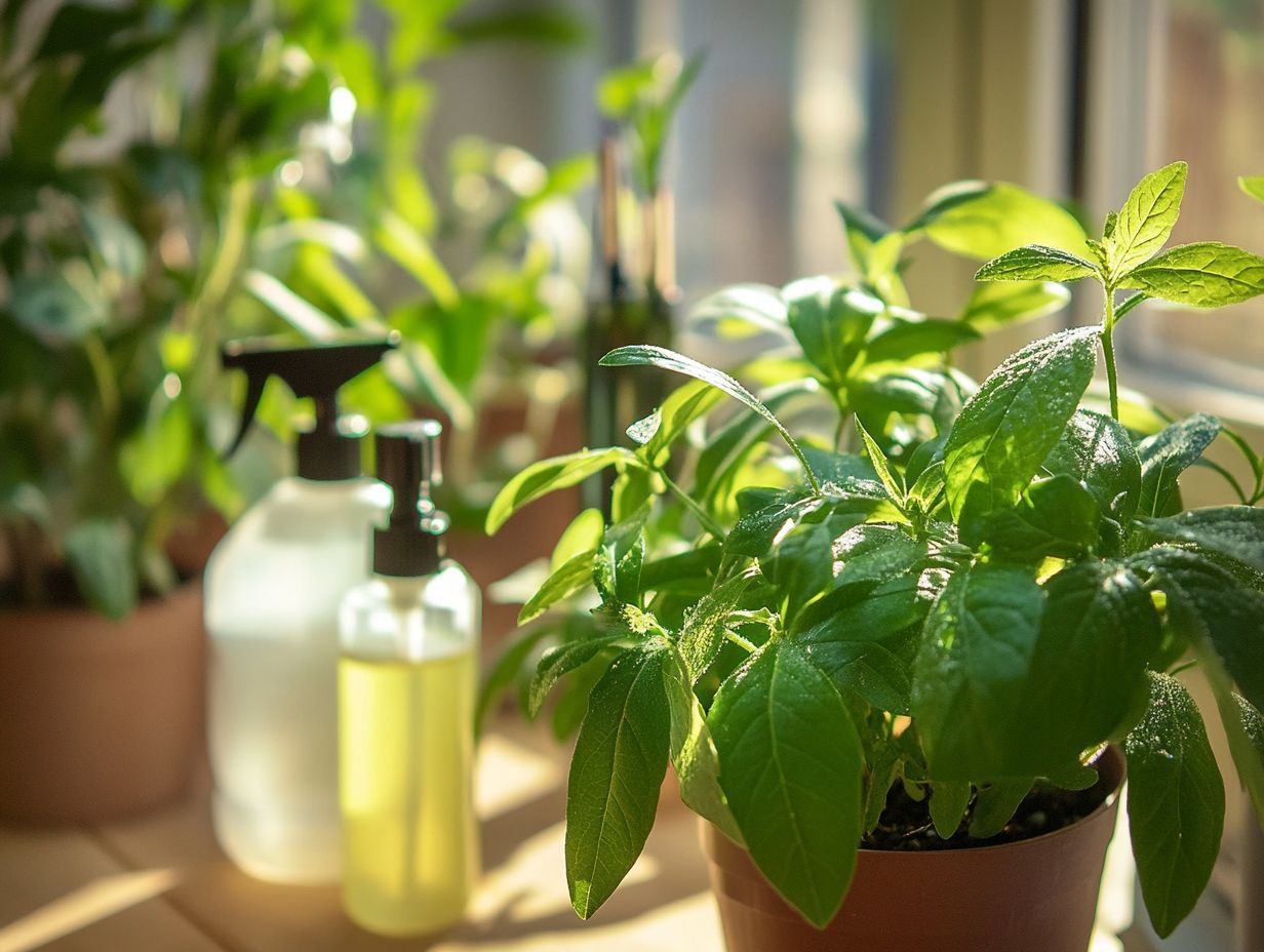 Illustration of Effective Pest Control Methods for Indoor Plants