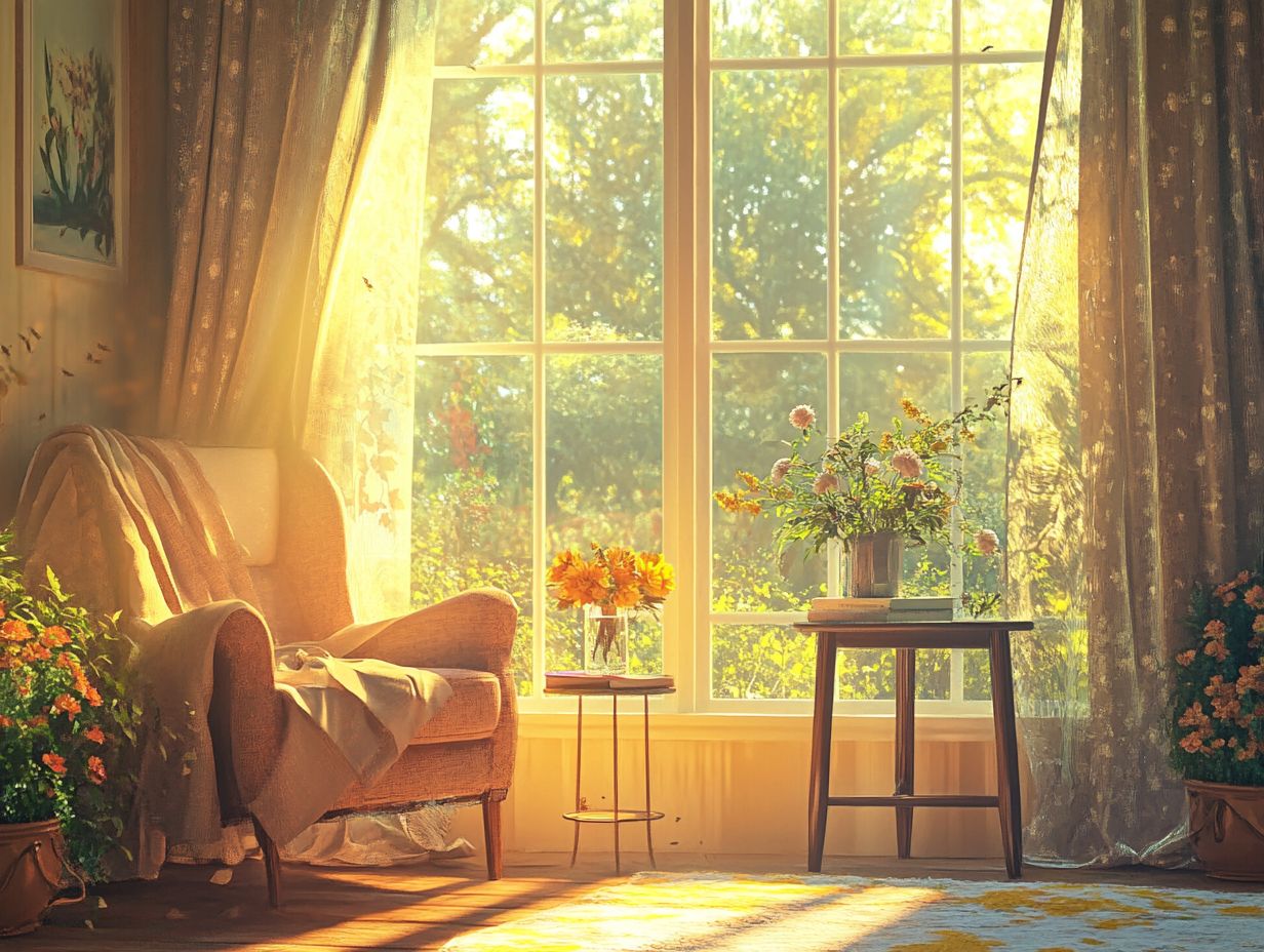 Image illustrating key takeaways about the benefits of natural light