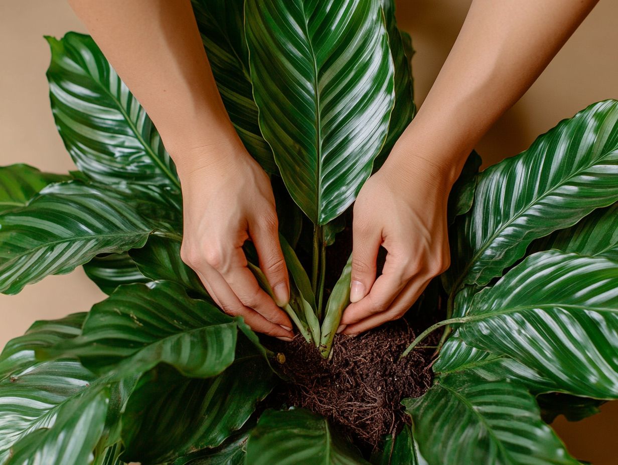 Caring for Newly Propagated Calathea Plants