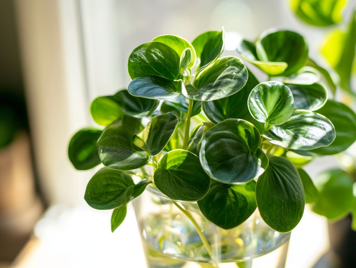 Dividing a Peperomia Plant