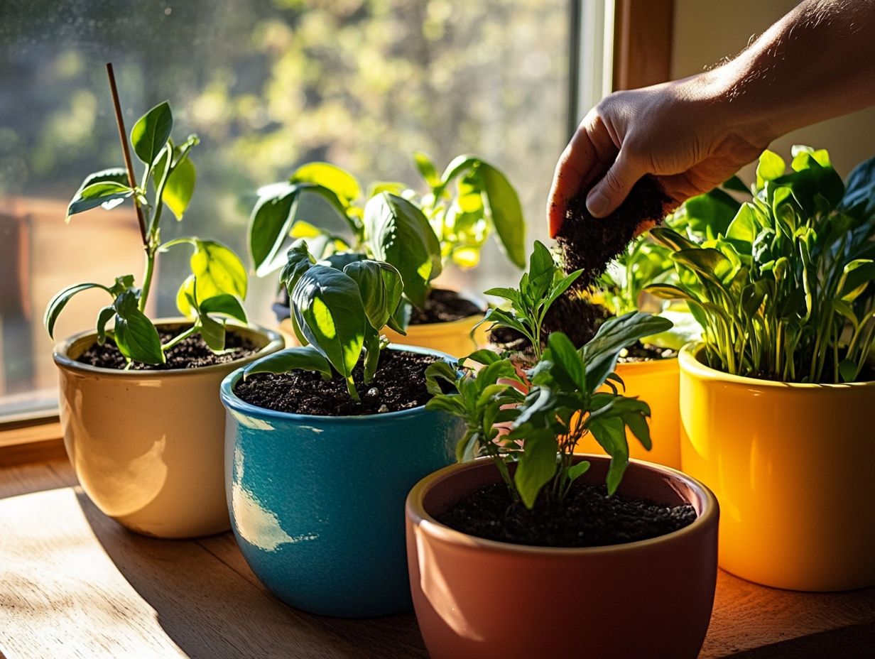 Illustration of maintaining soil fertility for long-term plant health