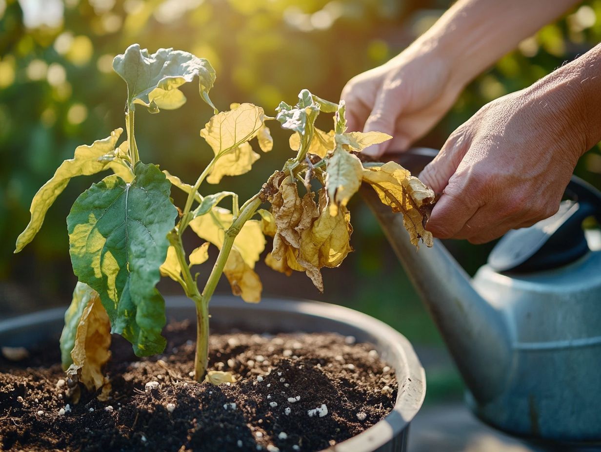 Healthy hibiscus plants thriving in a garden