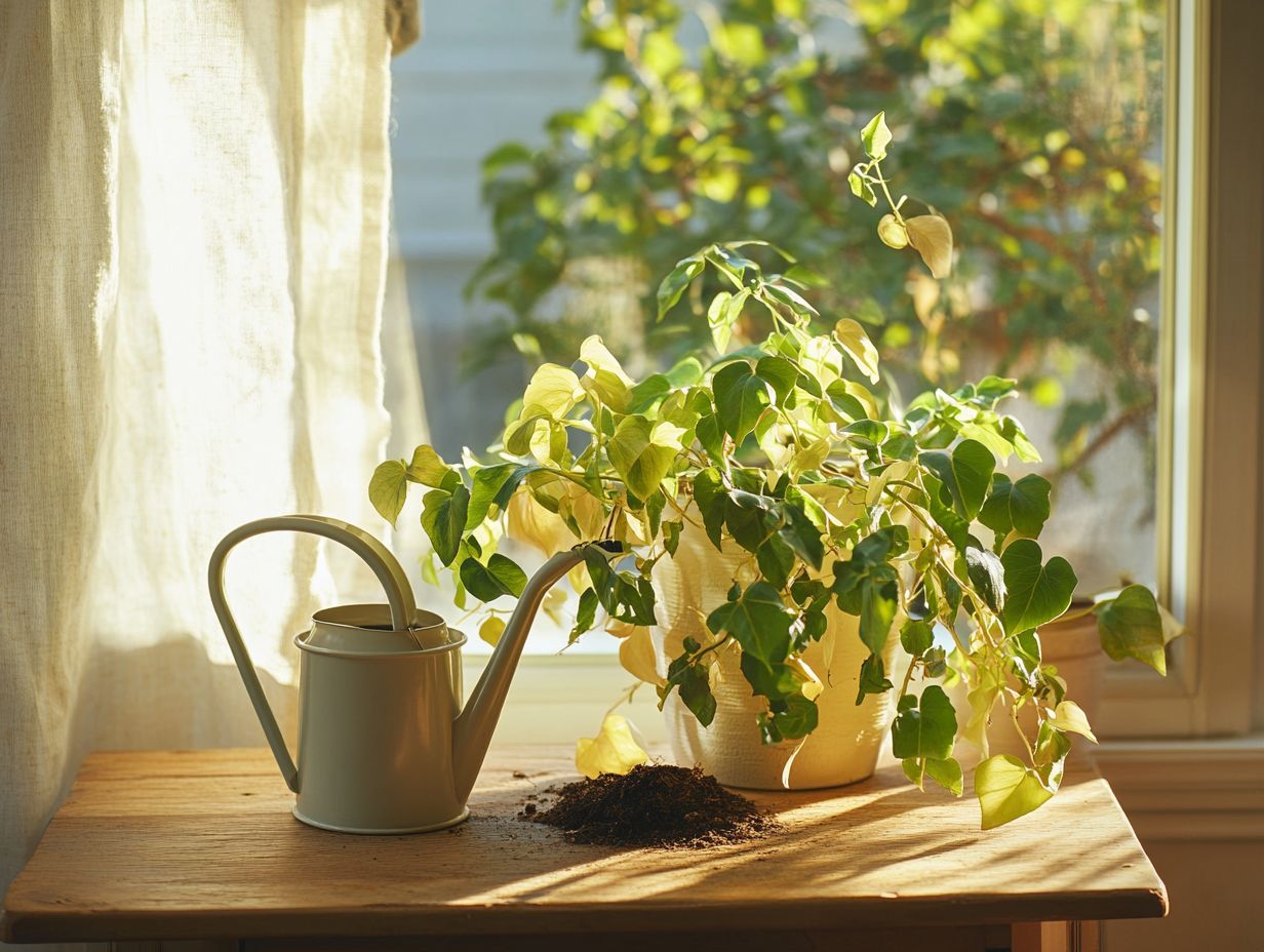 Image depicting tips for maintaining healthy indoor plants