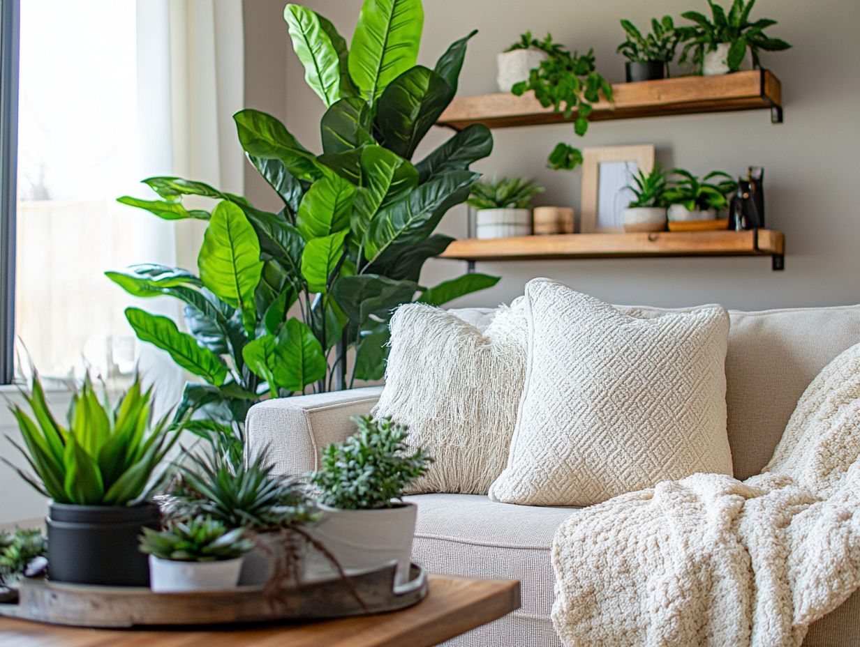 Stylish ways to incorporate faux plants in various decor styles