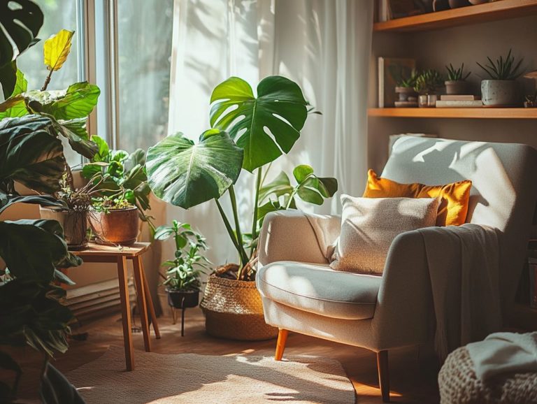 How to Style Indoor Plants with Furniture