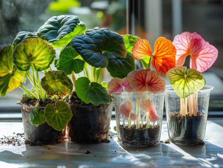 How to Successfully Propagate Begonias