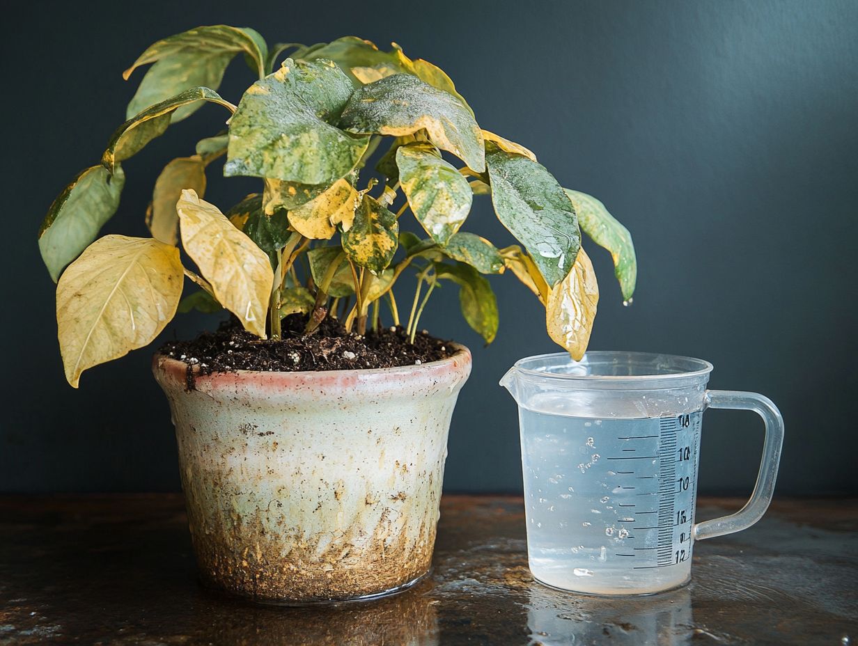 A vibrant display of different potting mixes for indoor plants