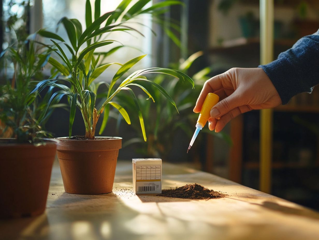 How to test the pH level of soil for indoor plants