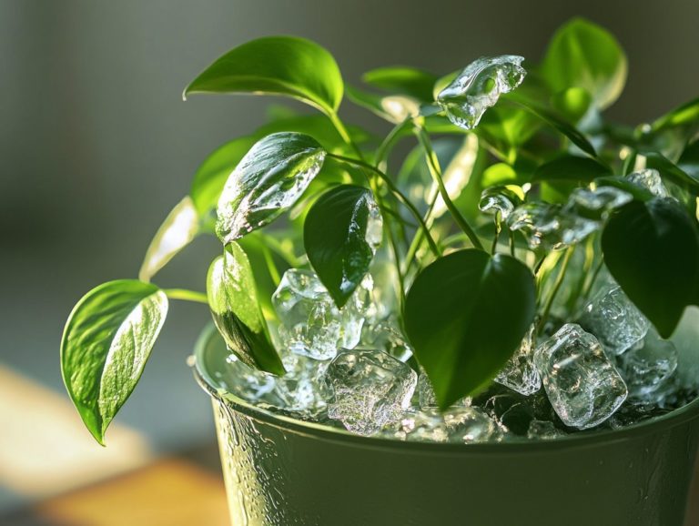 How to Use Ice Cubes for Watering Houseplants