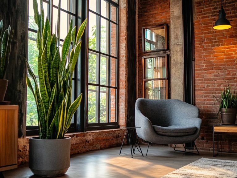 How to Use Indoor Plants in Industrial Style