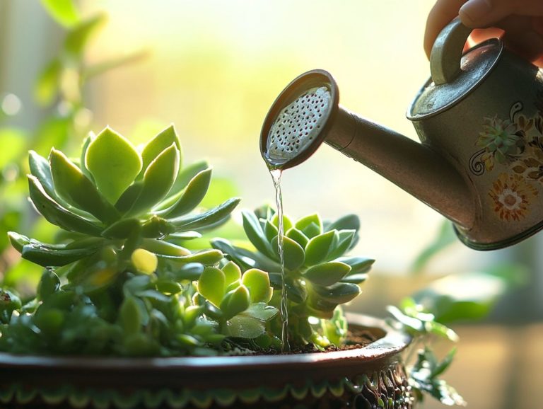 How to Water Succulents Correctly