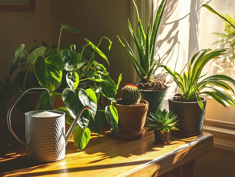 Hydration Needs of Common Houseplants