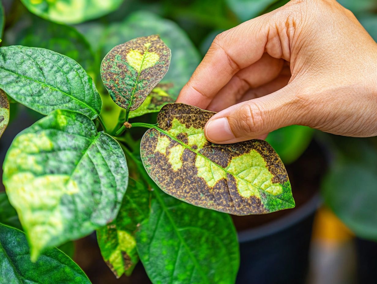 Image depicting key takeaways on leaf spot diseases.