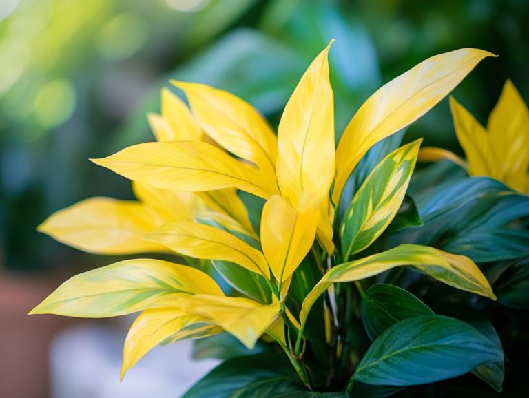 Identifying Yellow Leaves in Indoor Plants