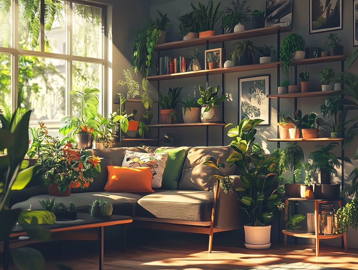 Indoor plants as home decor