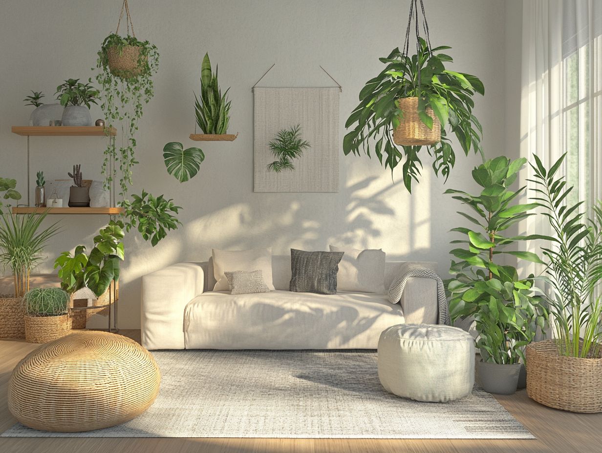 5. Hanging Plants for Vertical Interest