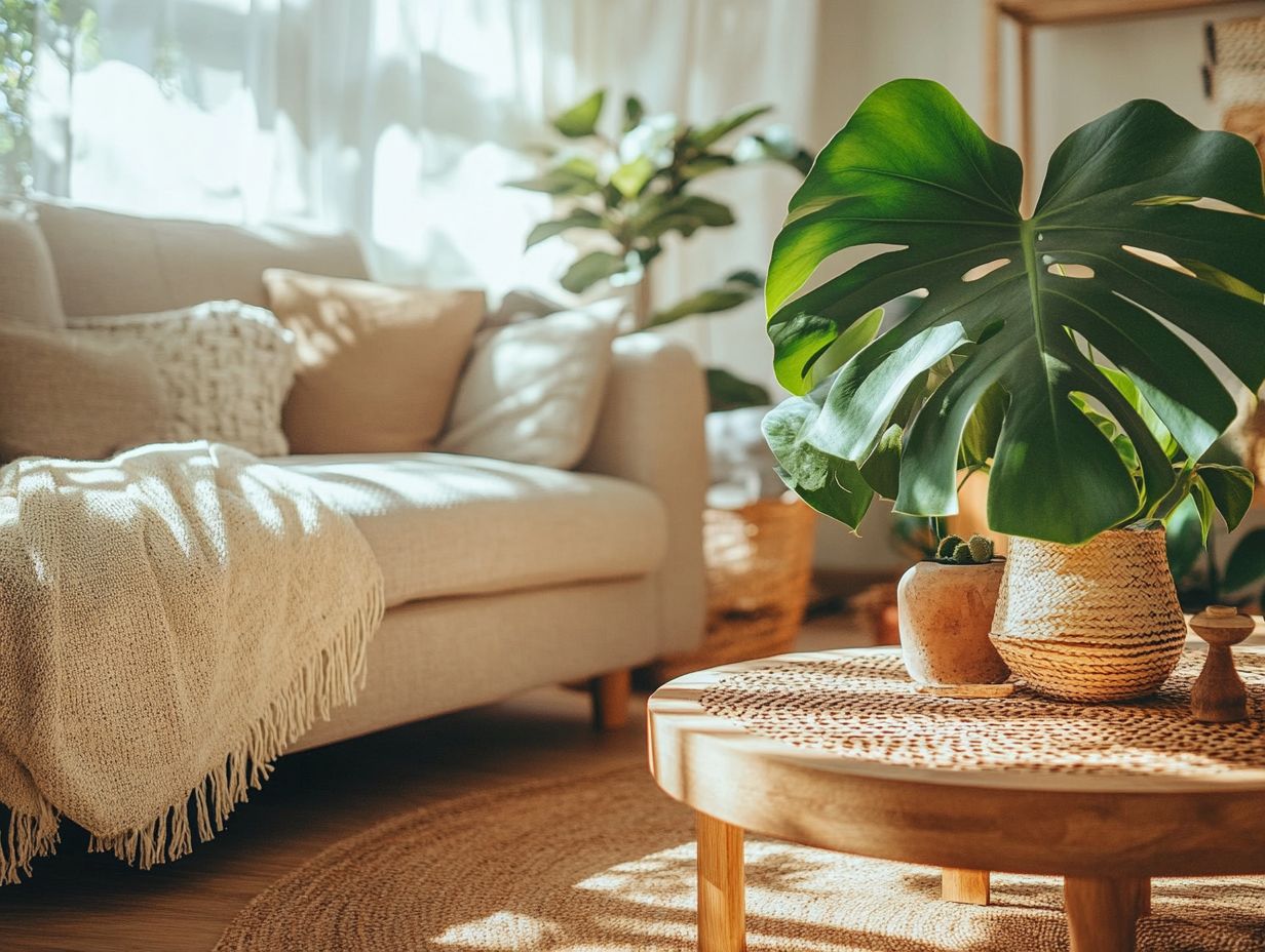 Examples of indoor plants that make great focal points in home decor.