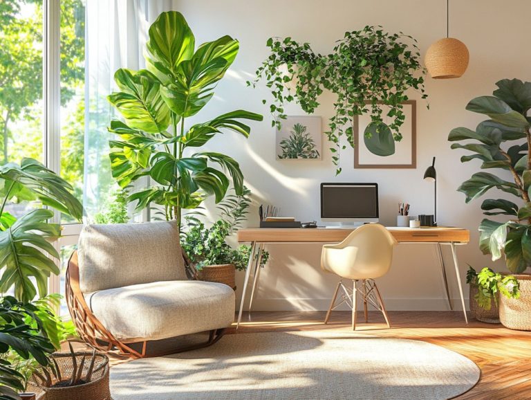 Indoor Plants as Stylish Room Dividers