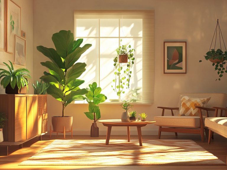 Indoor Plants for a Mid-Century Modern Look