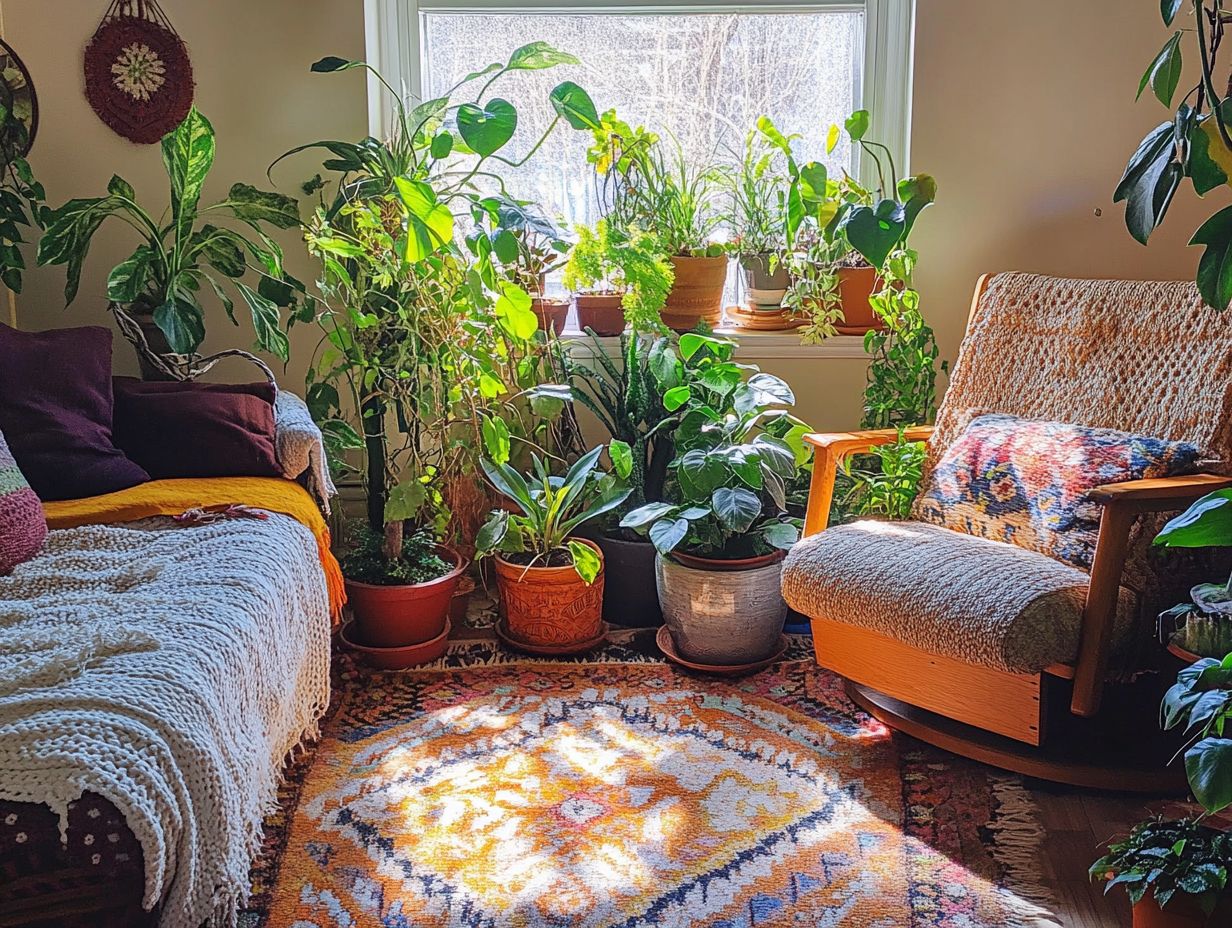 Monstera plant with striking leaves displayed in a modern living room