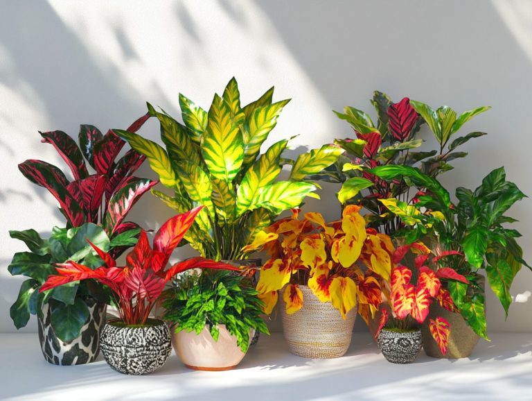 Indoor Plants That Pop: Bright Colors for Decor