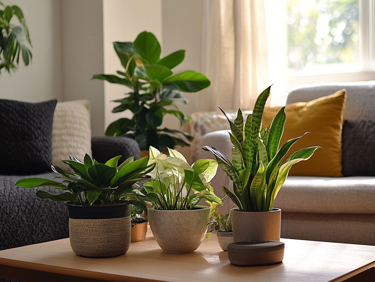 Calathea indoor plant with vibrant patterns