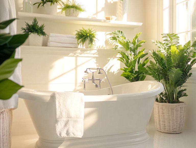 Indoor Plants That Work Well in Bathrooms