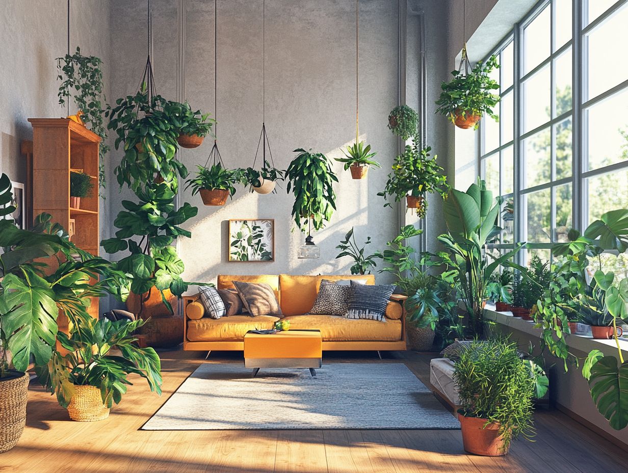 Chinese Evergreen Plant in Interior Setting