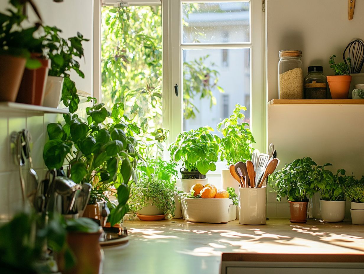 What are the best indoor plants to use in your kitchen decor?