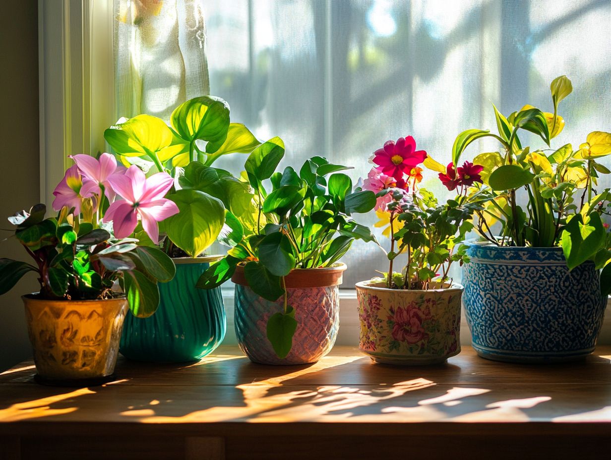 Visual summary of key takeaways about indoor flowering plants