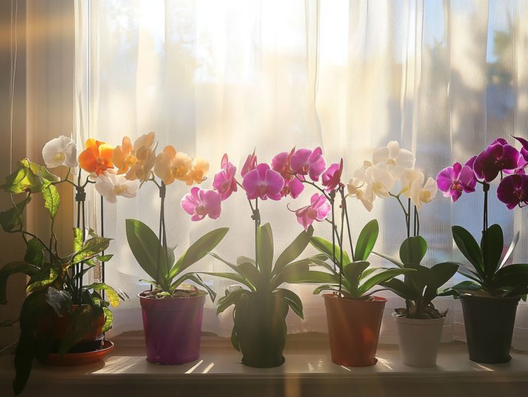 Light Management for Indoor Orchids