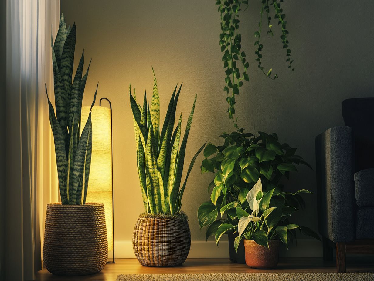 Image showing key takeaways about low light indoor plants