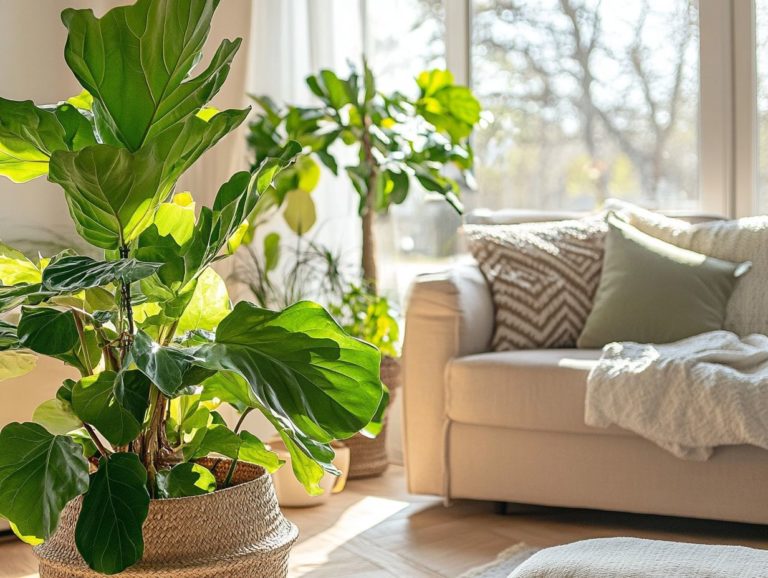 Making a Statement with Large Indoor Plants