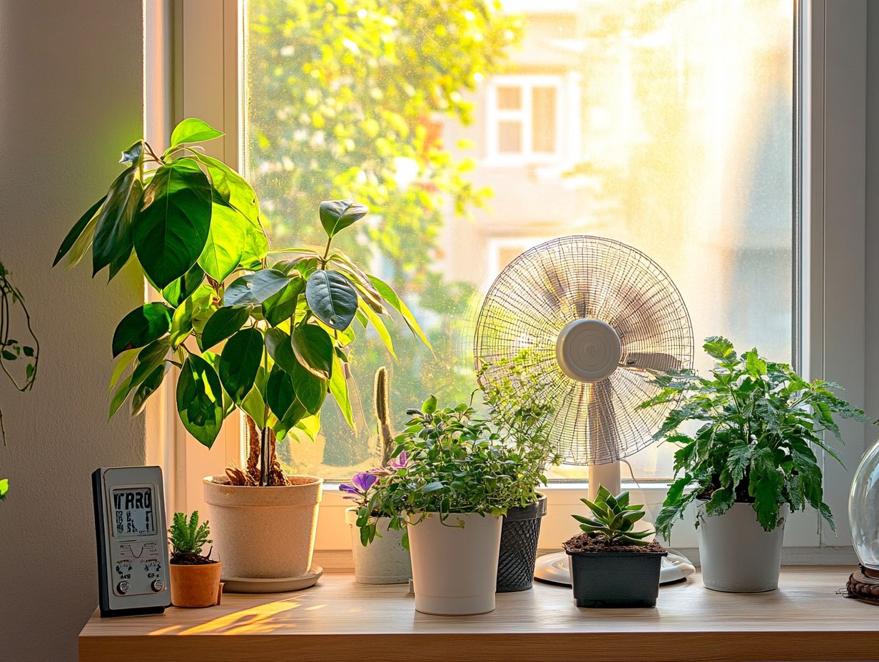 Signs of Temperature Stress in Plants