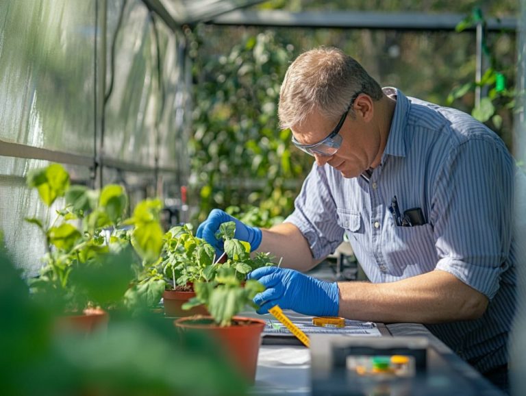 Measuring the Effect of Light on Plant Growth