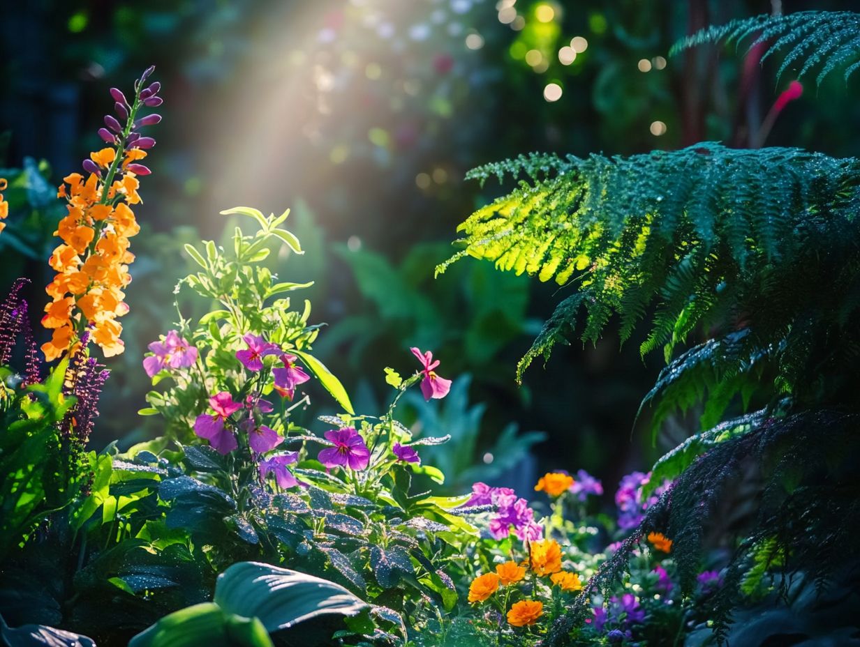 10. How to Create a Morning Sunlight Garden