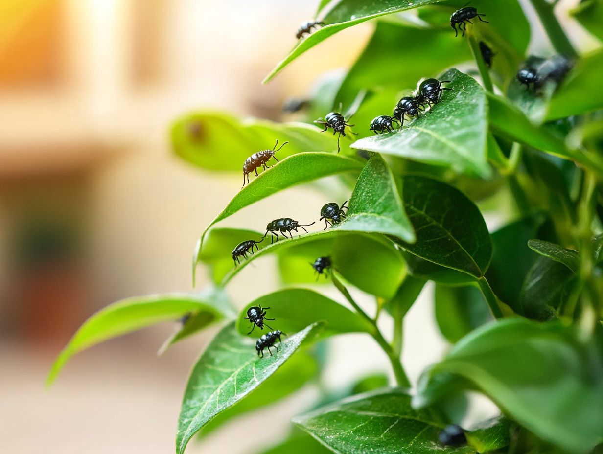 Recognizing bark beetles on indoor plants