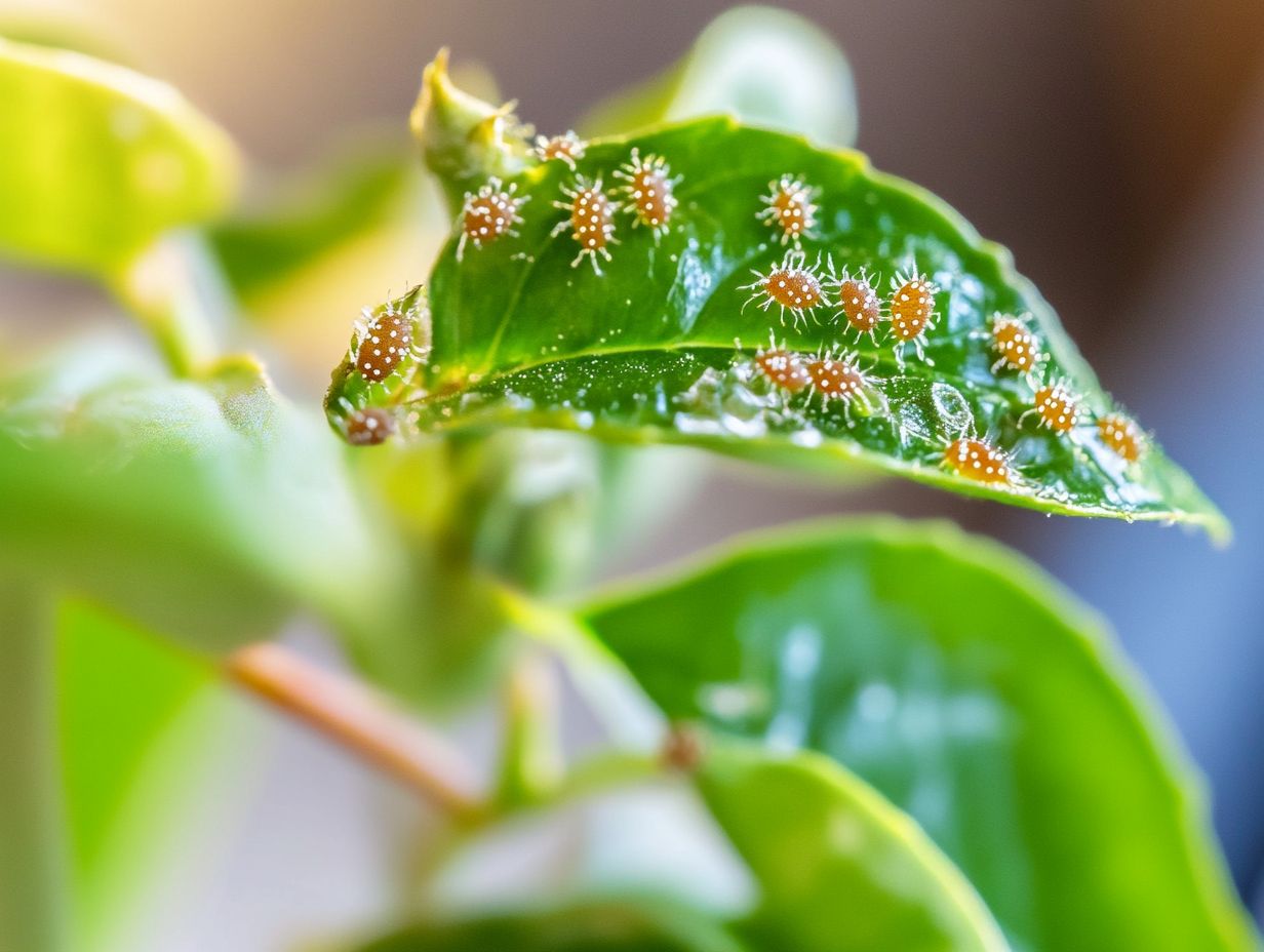 Signs of Scale Insects on Indoor Plants