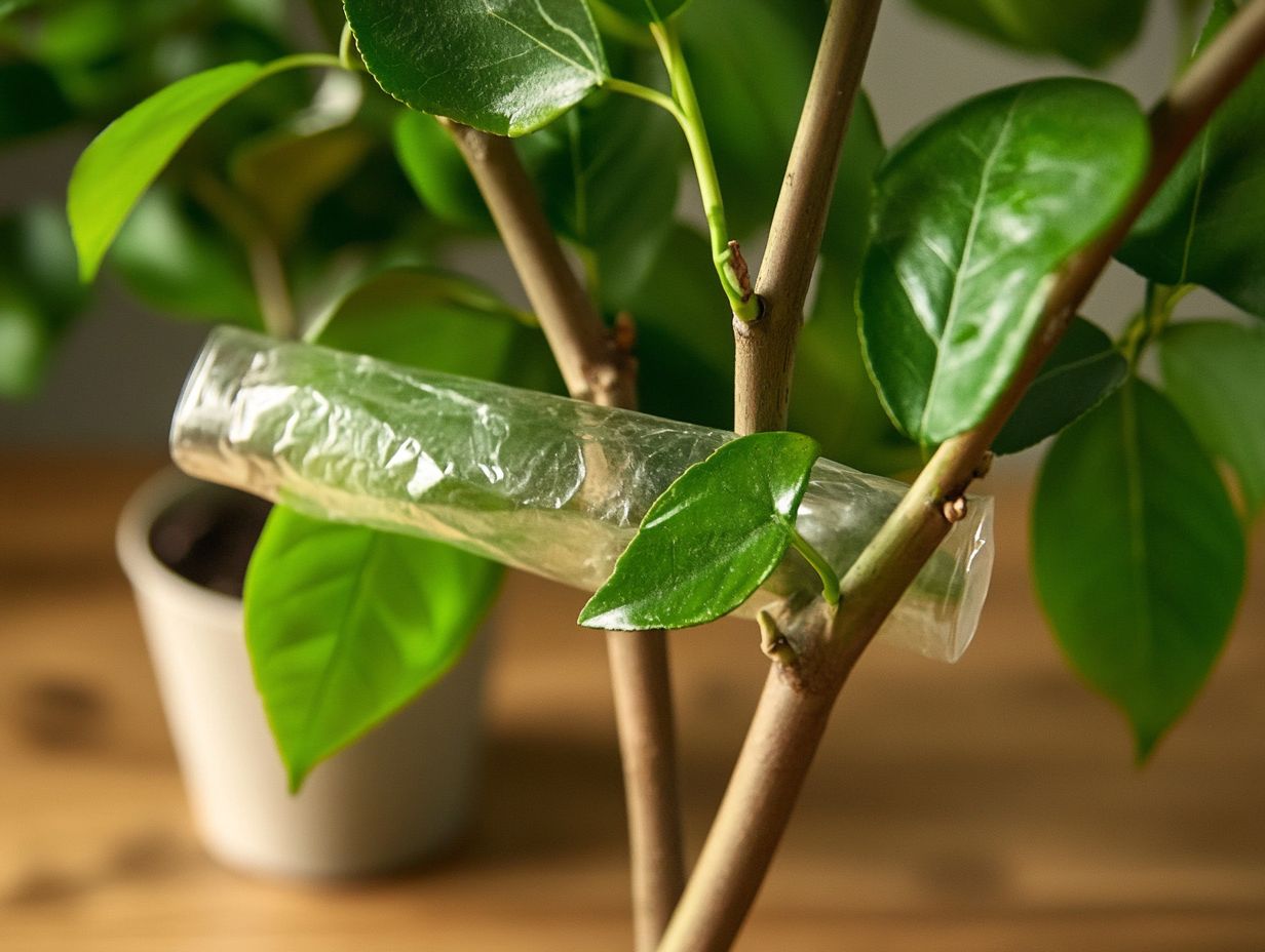 Image depicting frequently asked questions about air layering indoor plants