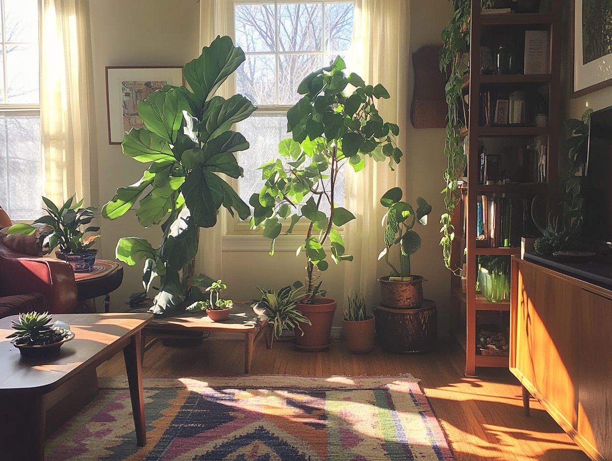 Image illustrating the benefits of indoor plants in decor