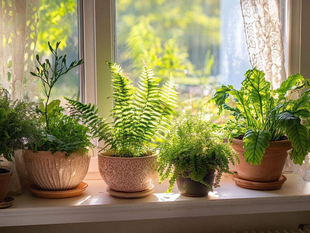 Various indoor ferns for beginners