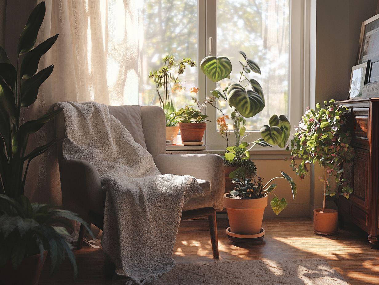 Stunning Philodendron plant in a cozy indoor setting