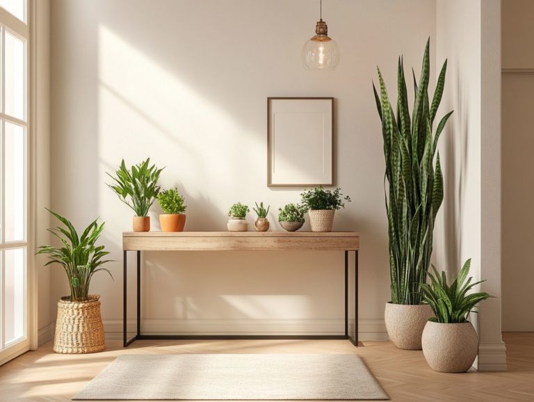 The Best Indoor Plants for Entryway Decor