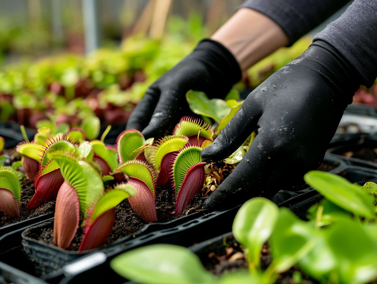 Best practices for propagating carnivorous plants