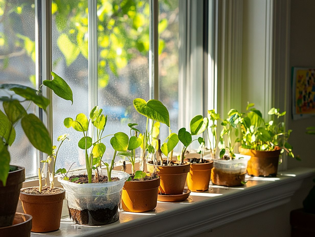 Image depicting Frequently Asked Questions about indoor plant propagation.