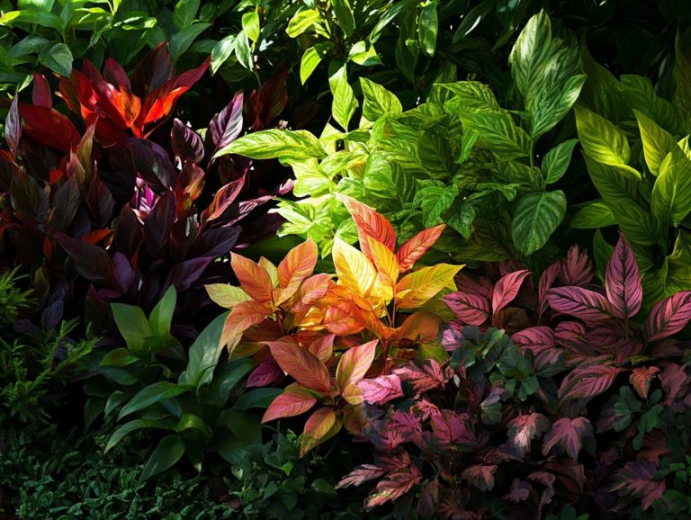 The Effects of Light on Plant Colors