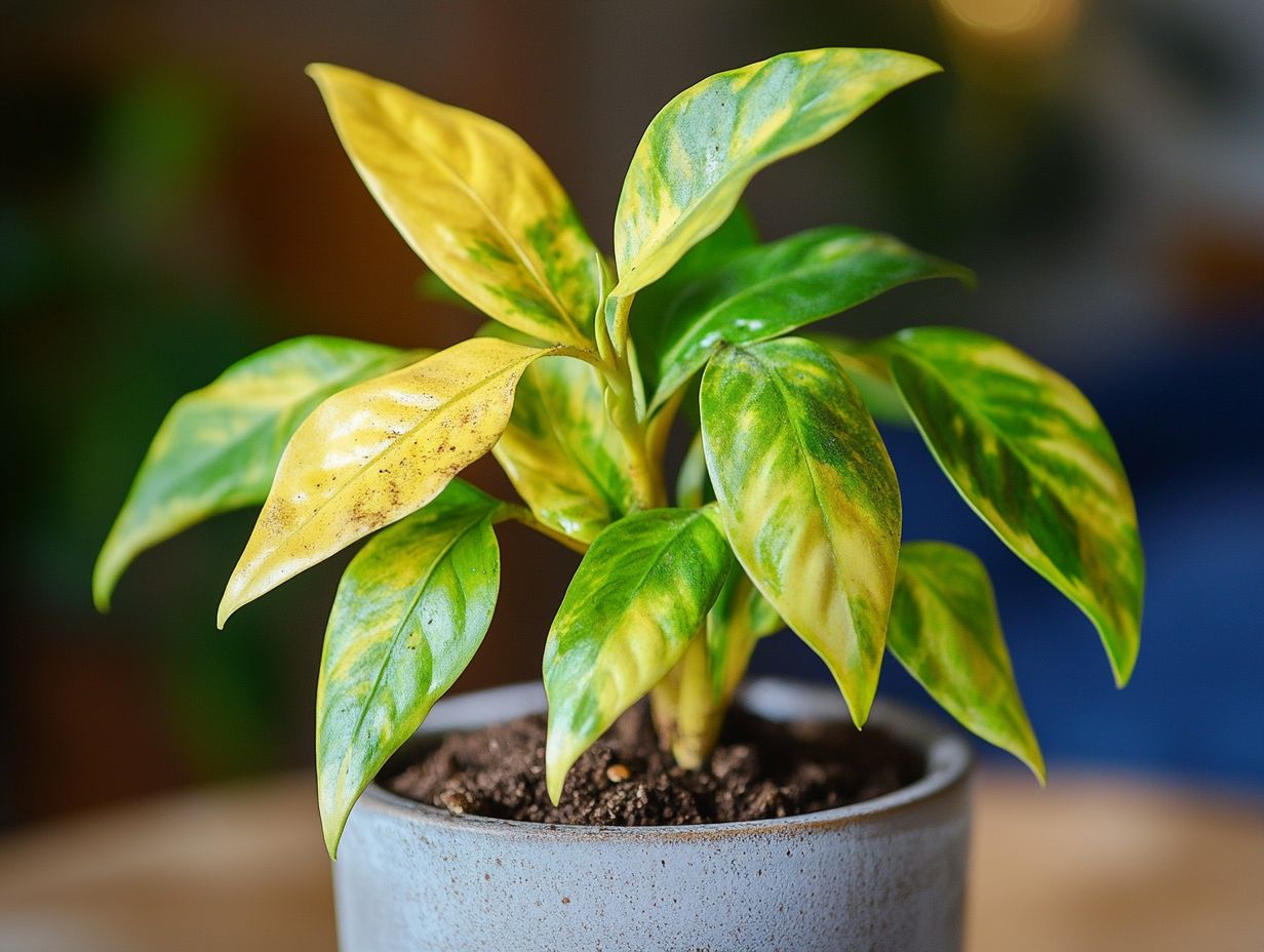 Signs of Overwatered Plants Including Yellow Leaves and Wilting