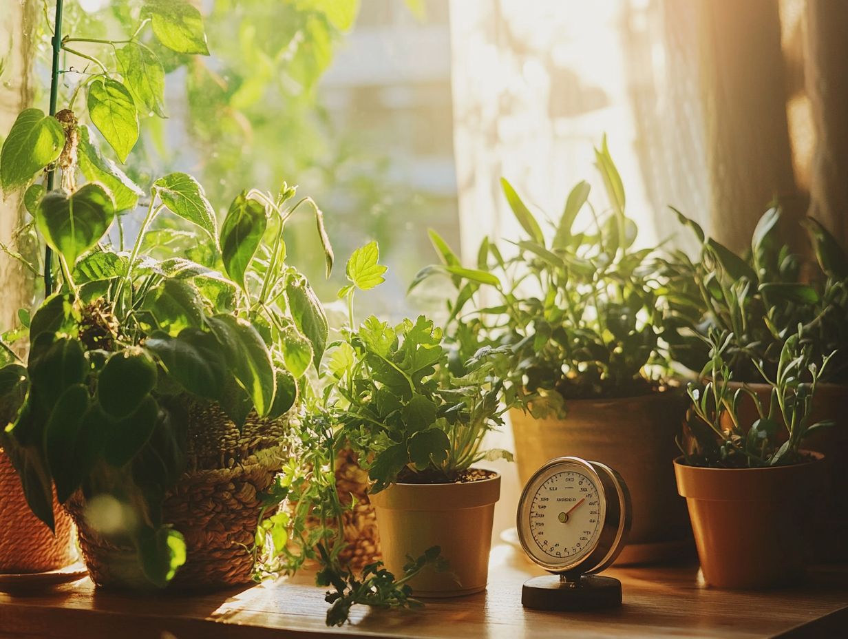 Image showing the impact of humidity on various plants