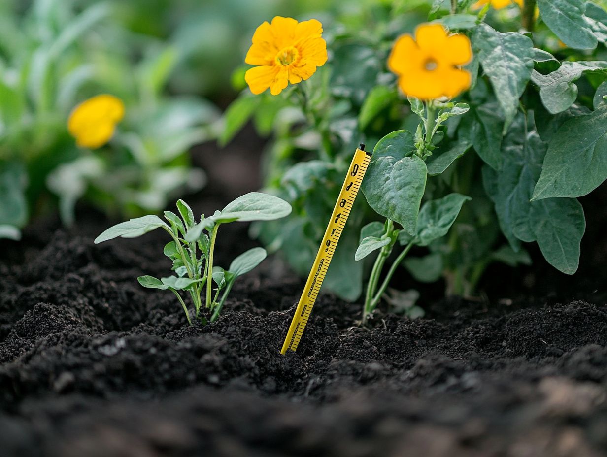 Illustration of Various Mulching Techniques for Soil Temperature Control